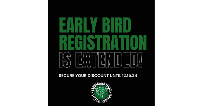 EARLY BIRD REGISTRATION